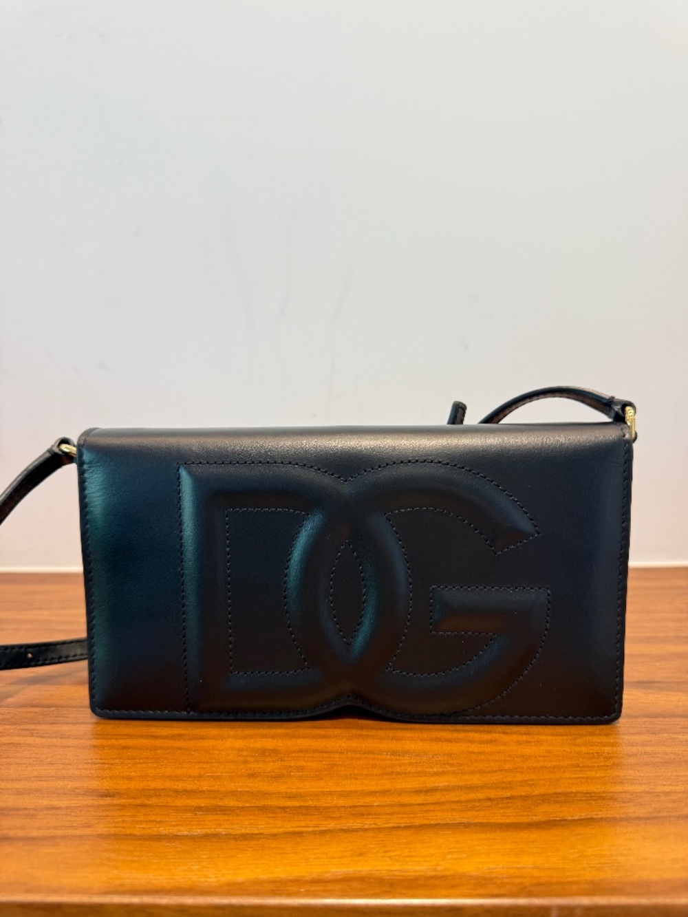 Dolce & Gabanna Handbag with Shouder Strap in Black FULL SET